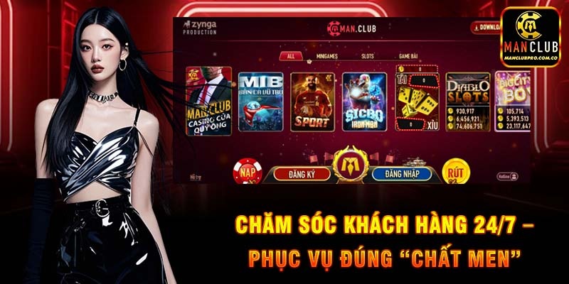 Những trò chơi nổi bật nhất trong Manclub